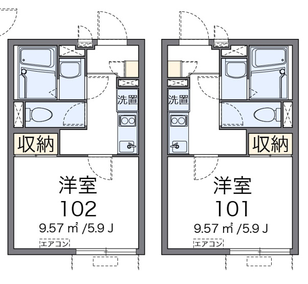 【間取り】 |  クレイノボヌールⅡ