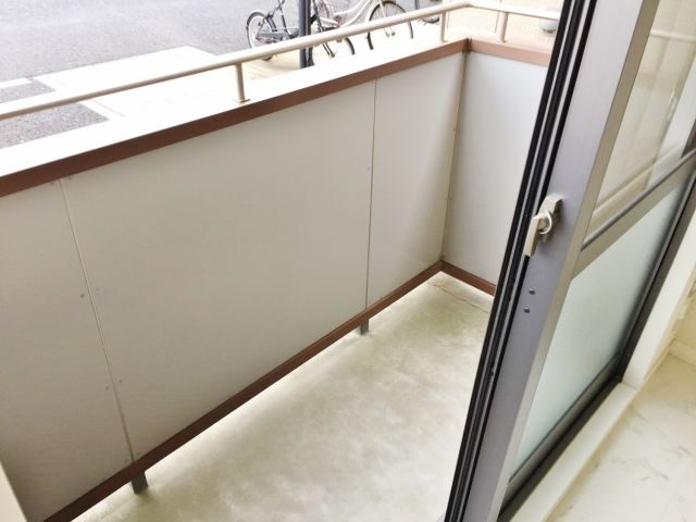 グランメールＣ棟のバルコニー