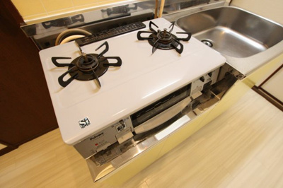 【設備】 | コスモハイツエコー | 2口ガスコンロ