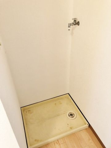 グローバルハイツの洗面所|室内洗濯機置き場