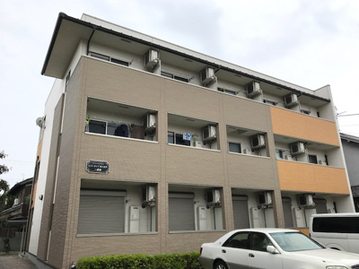 【外観】 | リバーサイド東久宝寺八番館 | 外観は落ち着いています