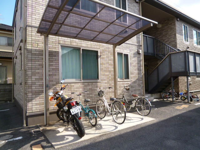 都窪郡早島町早島のアパートのその他共用部分|自転車置き場