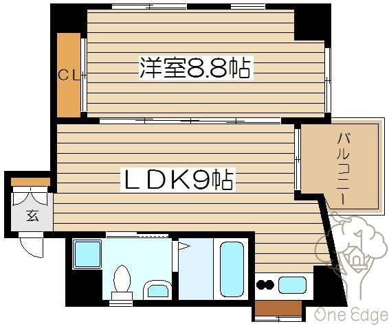 エルブ天神橋の間取り