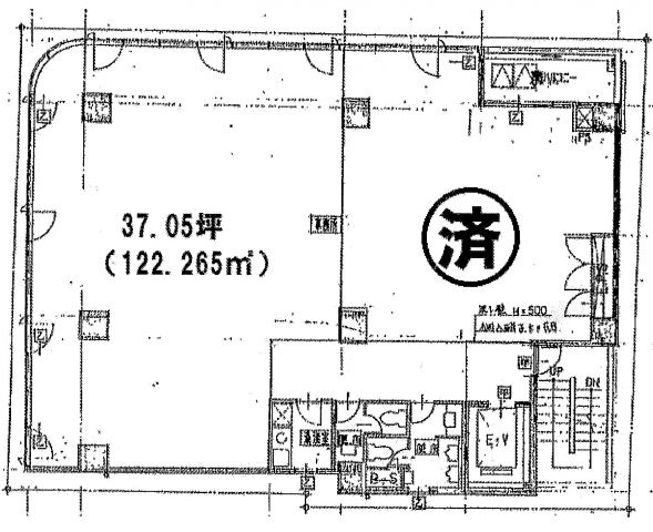 東京ミシン会館の間取り