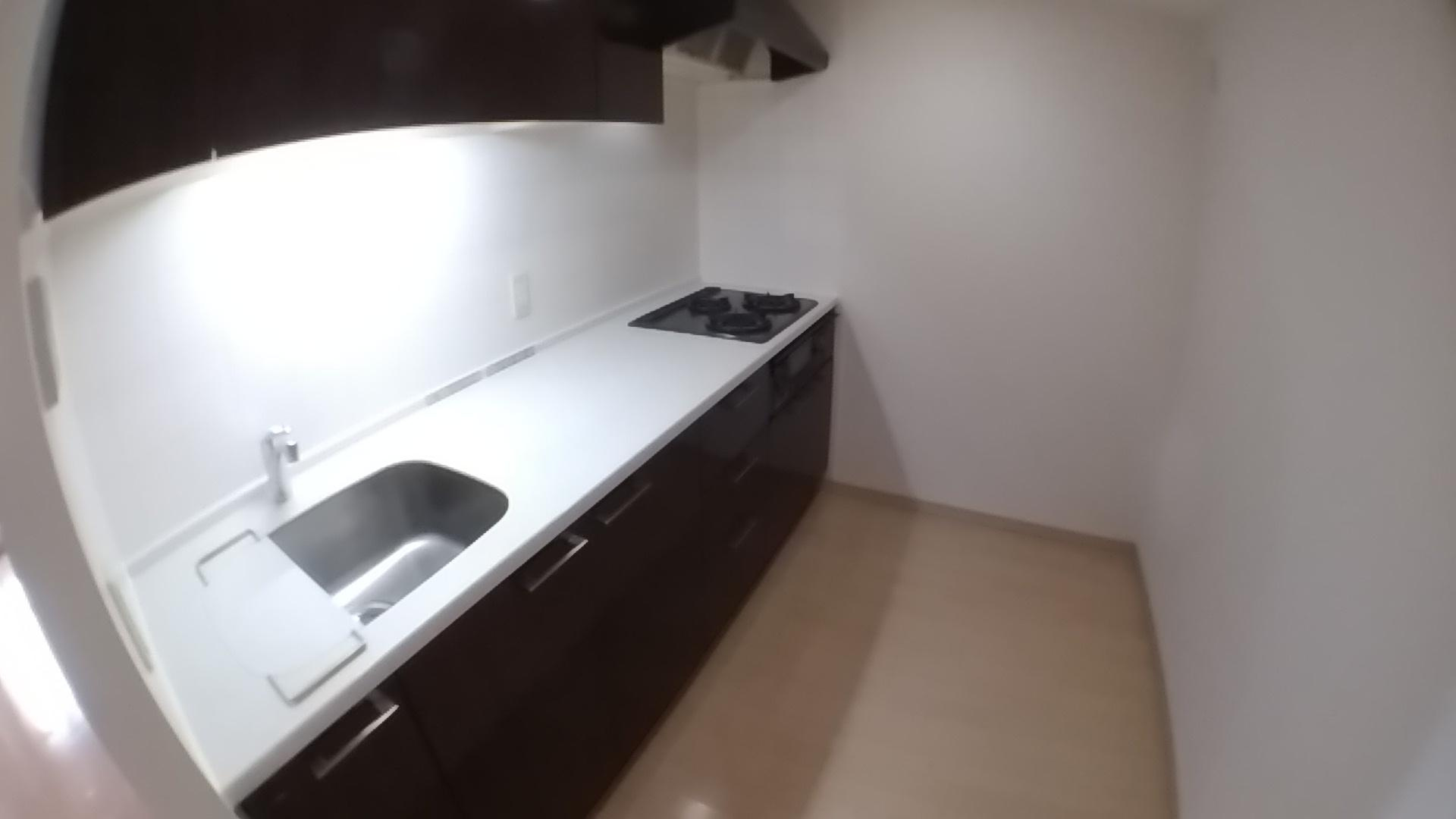 中央区日本橋馬喰町１丁目の賃貸マンションのキッチン|同タイプリノベ前参照