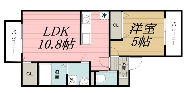 コスモス千葉寺の間取り