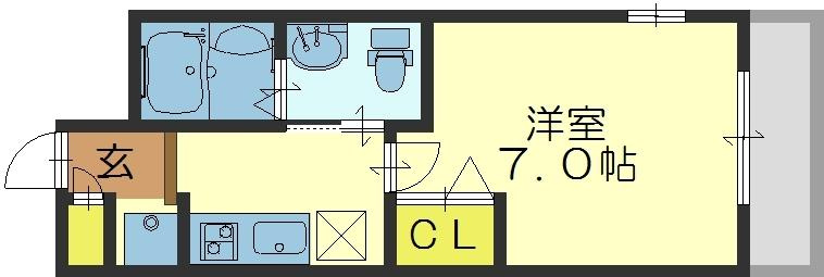 M’プラザ小阪駅前の間取り