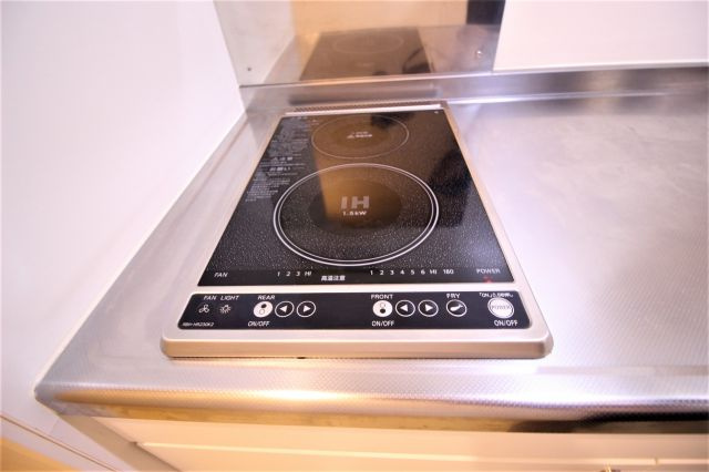【キッチン】 | レオネクスト国分サンシャインⅡ | 2口電気コンロ