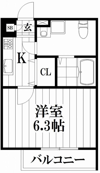 【間取り】 | メゾンドペーシェ鴻池
