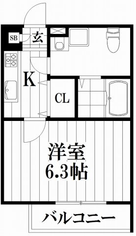 【間取り】 | メゾンドペーシェ鴻池