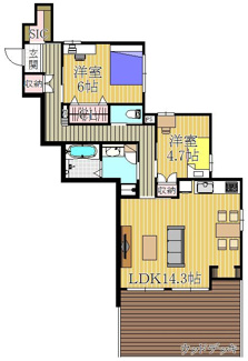 【間取り】 | LaLaBrezza芦屋翠ヶ丘