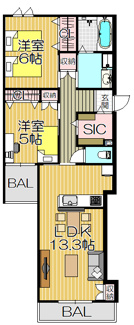 【間取り】 | LaLaBrezza芦屋翠ヶ丘