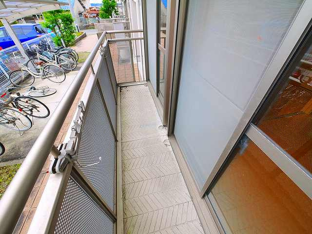 サテライトミーホBのバルコニー|落ち着いた時間を過ごせるバルコニーです