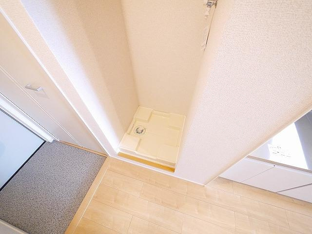 グリュックの設備|洗濯機置き場です