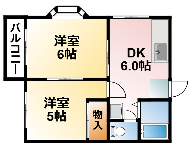 アフェールＪ森の間取り