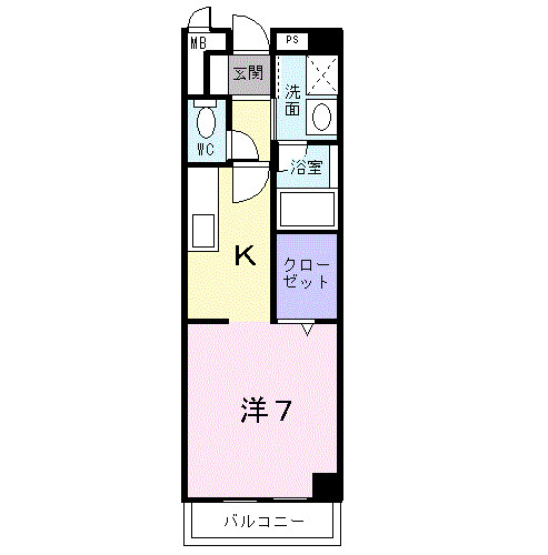 エレガンシア金剛の間取り