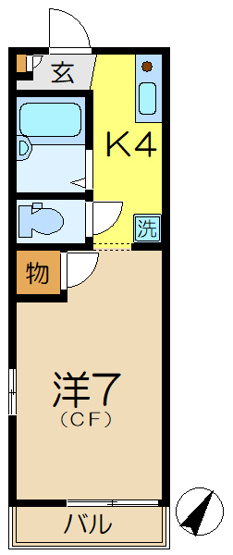 【間取り】 | コーポさくら
