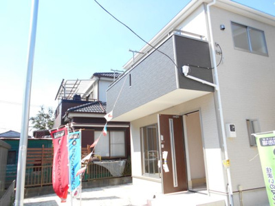 【外観】 | 野田　五木新町　全３棟　３号棟　55坪 ラスト1棟 | 2180から1680価格変更　駐車場2台　車種により3台可能。庭付き。らすと1棟。