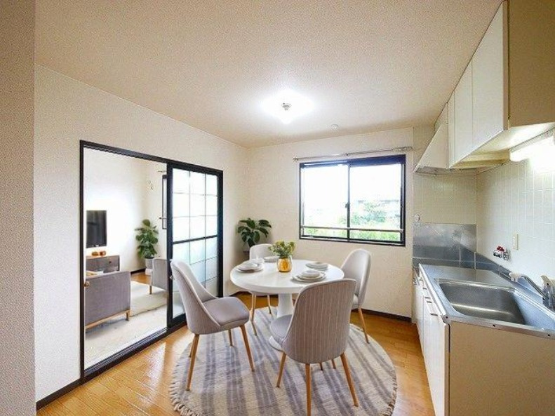 エピーメロンの居間・リビング|CGで家具等を配置したもので家具等は含まれません