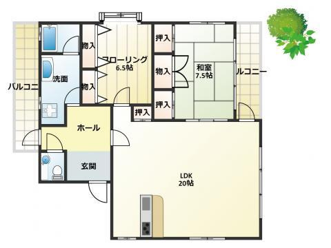 【間取り】 | 新神戸ＨＨＯＬＤＩＮＧＳ