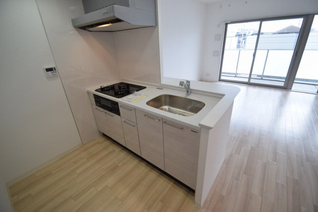 リーサ・ボニートのキッチン|広々キッチンで使いやすいです。