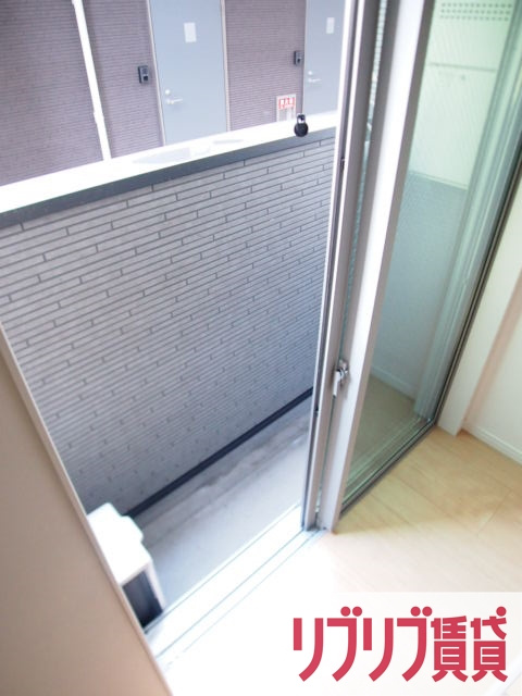 ルシエル登戸のバルコニー