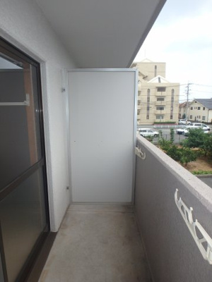 【バルコニー】 | ＳＫマンション | 岡山市北区今　SKマンション　1K　バルコニー