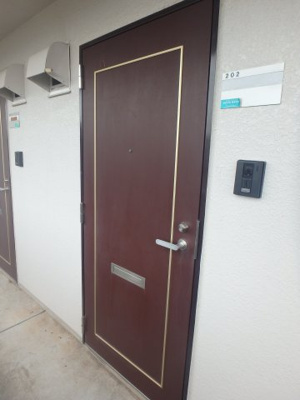 【玄関】 | ＳＫマンション | 岡山市北区今　SKマンション　1K　玄関