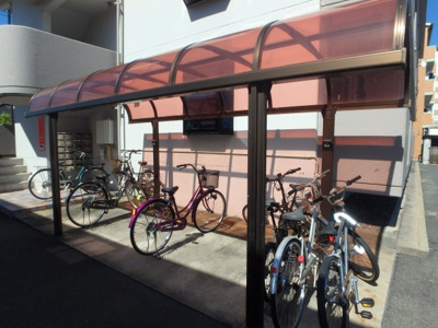 【その他共用部分】 | ＳＫマンション | 岡山市北区今　SKマンション　1K　駐輪場