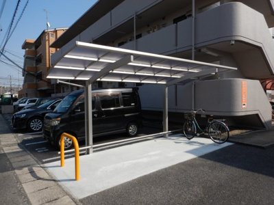 【その他共用部分】 | ＳＫマンション | 岡山市北区今　SKマンション　1K　駐輪場