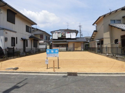 【外観】 | 近江八幡市安土町下豊浦　土地 | 土地外観、ほぼ正面から