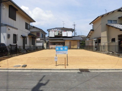 【前面道路含む現地写真】 | 近江八幡市安土町下豊浦　土地