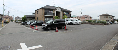 【外観】 | 大津市本堅田四丁目3-1 土地 | 南西から、角地の状況を確認頂けます。