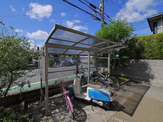 メゾンボナールのその他共用部分|駐輪場です。