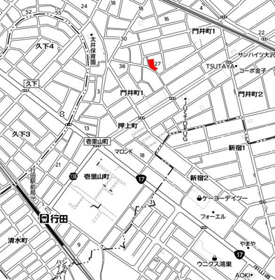 【地図】 | 行田市門井町分譲地