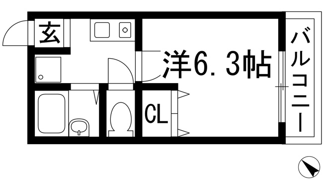 【間取り】 | ソレイユ花屋敷