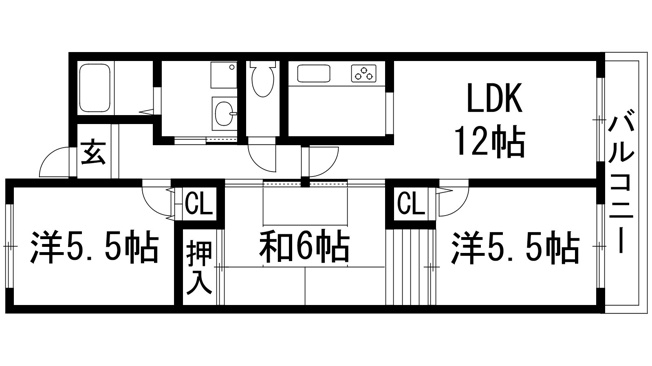 【間取り】 | シャトーヌーヴォー