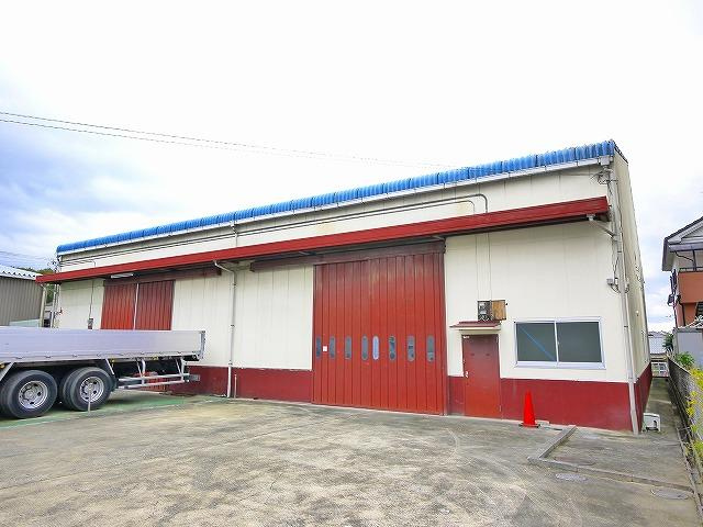 安倍木材団地　2丁目工場Ｂの外観