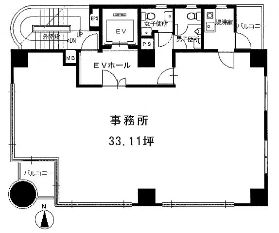 鳥越ミハマビルの間取り