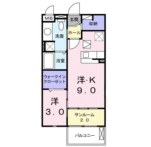 ガーデンハウスエアリーの間取り