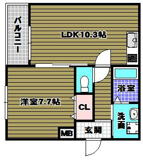 フジパレス奏の間取り