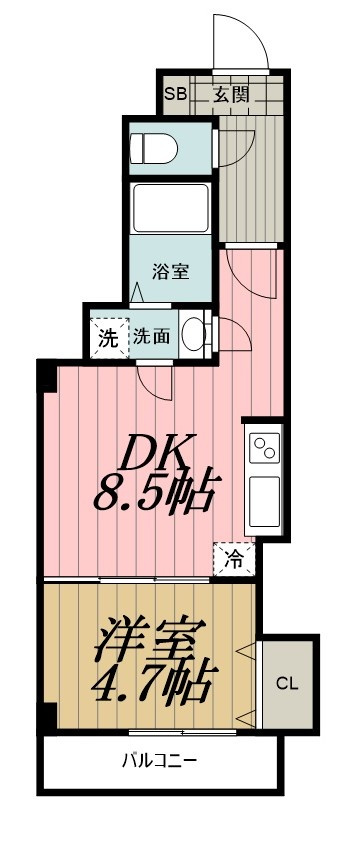 アンブラッセ要町の間取り