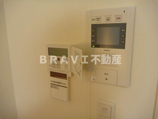 アーバネックス心斎橋Ⅱ　BRAVI不動産のセキュリティ|【アーバネックス心斎橋Ⅱ】モニター付きインターホン
