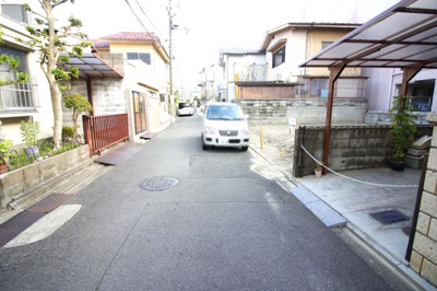 【前面道路含む現地写真】 | 伏見区深草町通町　注文建築　建築条件なし　土地