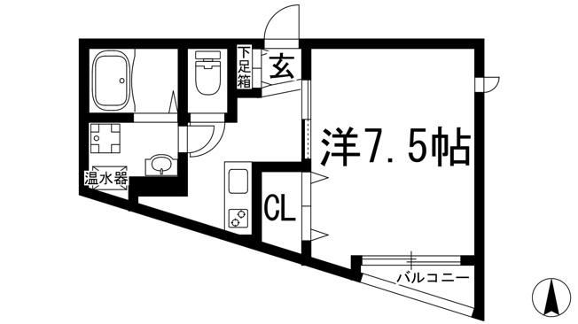 【間取り】 | ＧＫレジデンス向月町