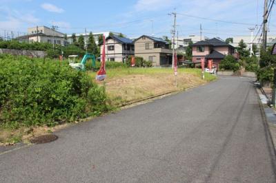 【周辺】 | 大津市仰木の里東5丁目　新築 | 分譲地全体の南側道路