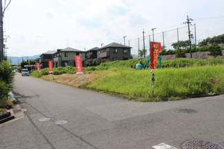 【前面道路含む現地写真】 | 2017年7月撮影、7号地前面道路