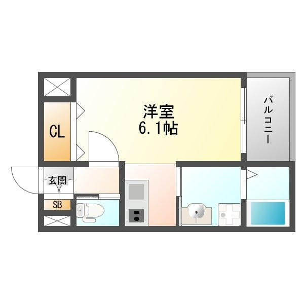 レヴィータ加島の間取り