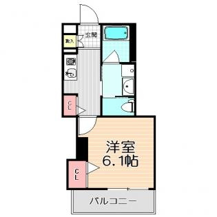エスティメゾン西天満の間取り