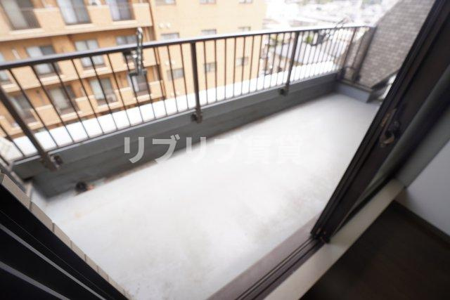 ライオンズマンション千葉県庁前のバルコニー